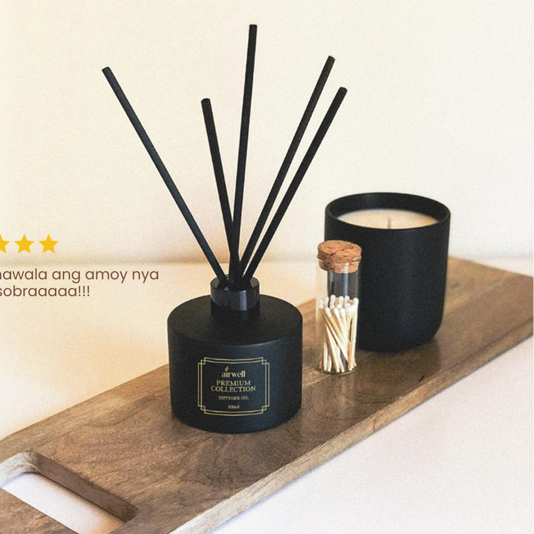 Matte Black Reed Diffuser