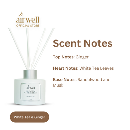 Ceramic White Reed Diffuser